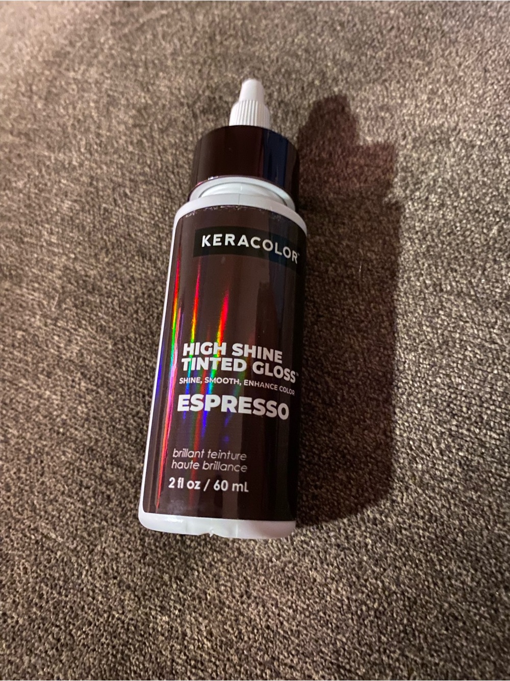 Keracolor High Shine Tinted Gloss - Espresso (2 fl oz)
